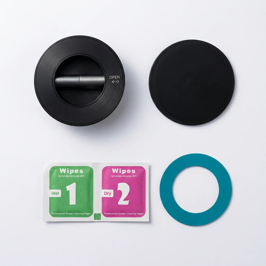 1 × DOCKD TwistLock Pro Kit — mount, base pad, magnetic ring and wipes